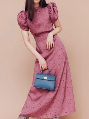 SNIDEL Pink Polka Dot Maxi Dress – Japanese Brand